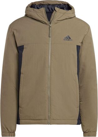 adidas BSC Sturdy Insulated Hooded Jacket Asia Sizing Green HM2264