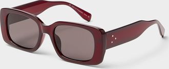 Simons Womens Joyce rectangular sunglasses