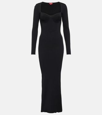 Staud Abito lungo Silhouette in maglia a coste