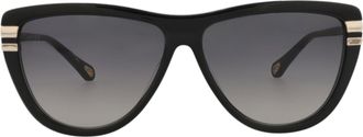 Chlo&eacute; Square-Frame Recycled Acetate Sunglasses