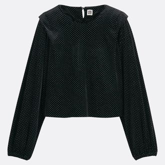 La Redoute Collections Shirt met studs, lange mouwen