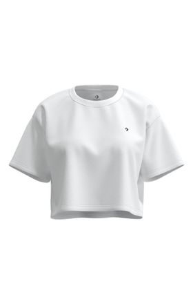 Converse T-Shirt CONVERSE STAR CHEVRON SPORTY TEE, Damen, Gr. XXL, wei&szlig; 10a, Obermaterial: 100% Baumwolle, Rundhals, Shirts T-Shirt, sportlicher Stil, Kurzarm,