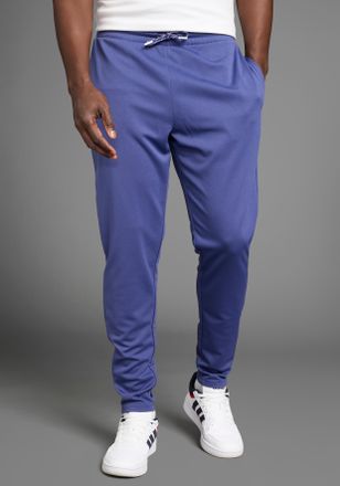 Bruno Banani Trainingshose BRUNO BANANI, Herren, Gr. XXL (60/62), N-Gr, lila (dunkellila), Obermaterial: 94% Polyester, 6% Elasthan, schmal lang, Hosen Trainingsho