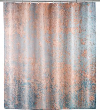WENKO Agate Cortina De Ducha Azul Suave 180x200 Cm
