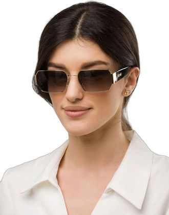 Just Cavalli Unisex Sunglasses Shiny Rose Gold Stainless Steel