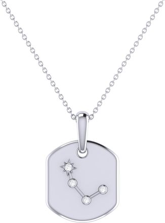 LuvMyJewelry Aries Diamond Necklace in Sterling Silver