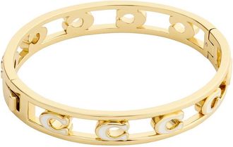 Coach Logo-embellished Bangle - Gold - One Size