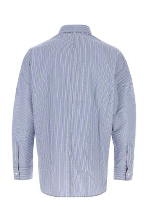 Givenchy Mens Embroidered Poplin Shirt Whitenavy Exterior: Cotton Camicie