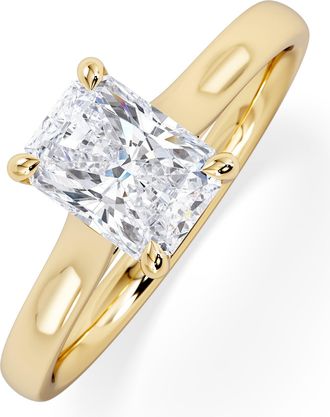 The Diamond Store Amora Radiant 1.00ct Diamond Engagement Ring G/VS1 Set in 18K Gold