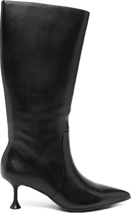 Marc Ellis Stivali a punta in pelle 60mm - Nero