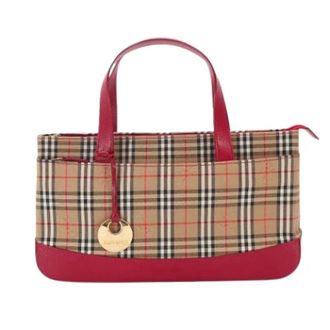 Burberry Pre-owned Vintage Handbag - Dames - Vintage Handtas - Beige - ONE Size - Leer - Vintage