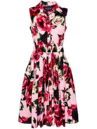Samantha Sung Jurk met bloemenprint - Roze