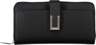 Calvin Klein Polyester Portemonnee - Dames - Portefeuilles - Zwart - ONE Size - Polyester - Accessoires