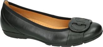 Gabor Dress Ballerina - Dames - Ballerinas - Zwart - 37 EU - Leer - Schoenen