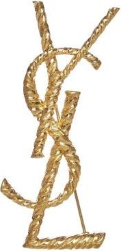 Saint Laurent Broche Cassandre - Accessories - Mujer - Amarillo - ONE SIZE