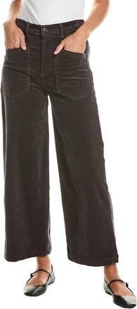 ASKK NY Virginia Corduroy Charcoal Wide Leg Jean
