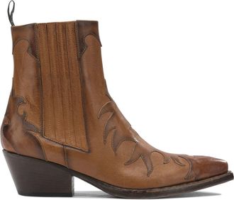 Sartore Leather Cowboy Boots
