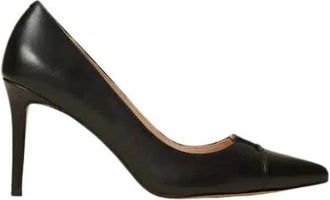 Twinset Leather Decollete - Dames - Pumps - Zwart - 37 EU - Leer - Schoenen