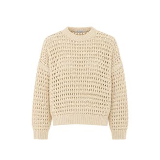 Brunello Cucinelli Sequin-embellished Open-knit Sweater