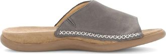 Gabor Grijze Slide Sandaal Dames Collectie - Dames - Sandalen - Grijs - 37 EU - Schoenen