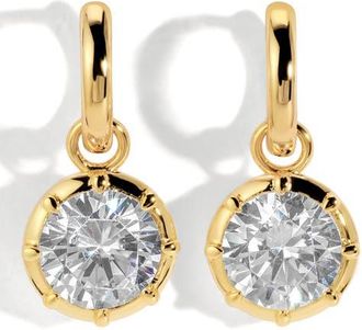Lili Claspe Celeste Charm Huggie Hoop Earrings in Gold at Nordstrom