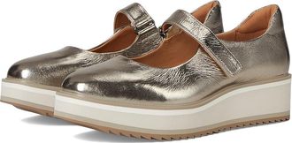 Johnston & Murphy Gracelyn Mary Jane Womens Sandals Gold : 9 M, Leather/Rubber
