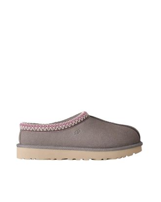 UGG Tasman II Stormy Grey Braided Shearling Clogs