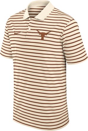 Nike Texas Striped Nike Mens Dri-FIT College Polo in Brown | 02LX0F1XTXE-QX7