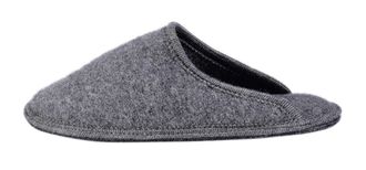 Le Clare Stella Tinta Unita - Boiled Wool Slippers for Women - Grey - Size 5.5