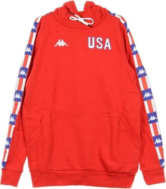 Kappa Stijlvolle Hoodie - Heren - Hoodies - Rood - XL - Hoodies & sweatvesten