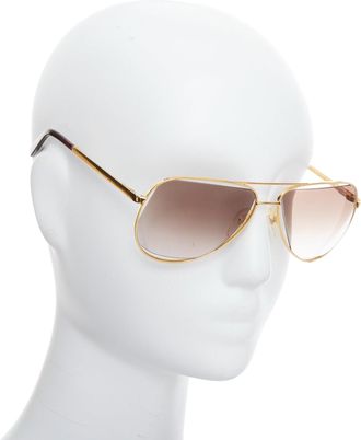 Maison Margiela MAISON MARTIN MARGIELA MYKITA MMM02G gold cut out aviators