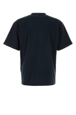 Stone Island Logo-Patch Cotton T-Shirt - Navy