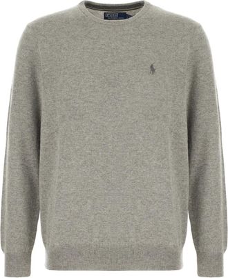 Polo Ralph Lauren Truien & Vesten, Heren, Grijs, XL, Round-neck Truien