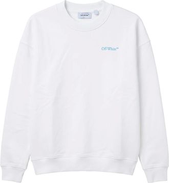 Off-white Felpa in Cotone - - Sweatshirts & Hoodies - Uomo - Bianco - M