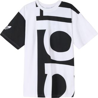 adidas originals BIG ADI TEE Printing Short Sleeve White DY6653