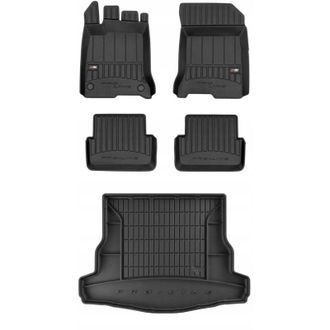 OEM Juego De Alfombrillas De Goma 3d Renault Laguna 3 Hb 2007-2015 Zw