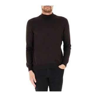 Gran Sasso Lupo M/L Trui - Heren - Coltruien - Bruin - XL - Wol - Truien & Vesten