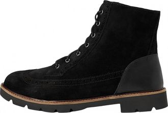 Aetrex Womens Margot Suede Boot In Black