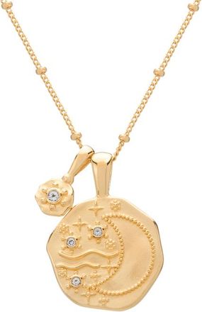 Murkani Night Sky Pendant Necklace in Yellow Gold at Nordstrom