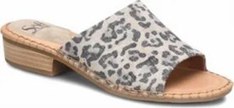 S&ouml;fft Womens Nalanie Slide Slip On In Leopard