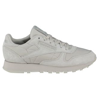 Reebok Women Classic Leather Sneaker, Steely Fog F23/Silver Met./Steely Fog F23, 4.5