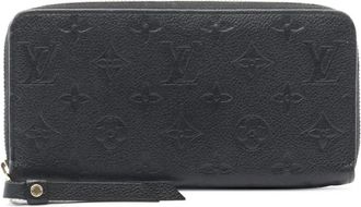 Louis Vuitton 2016 Monogram Empreinte Zippy Wallet long wallets - Black