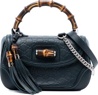 Gucci Pre-owned Gucci Medium ssima New Bamboo Top Handle Bag Ladies QAZ5CEEGELGWIZQI