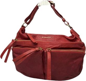 Givenchy Pre-owned Shoulder Bags, female, Red, Size: ONE SIZE Pre-owned Leather Shoulder Bag