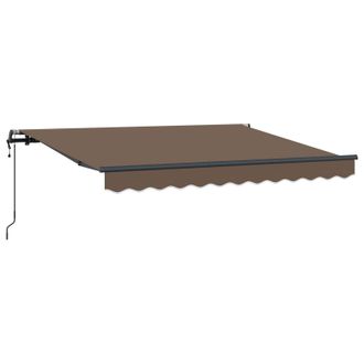 vidaXL Toldo Retr&aacute;ctil Topo 300 X 250 Cm Tela Y Aluminio Vidaxl