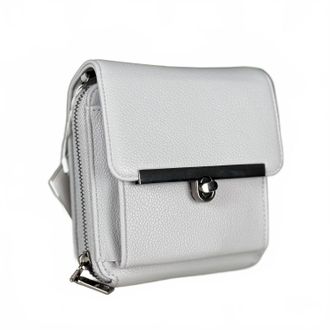 Jen & Co. Womens Odette Clutch Crossbody Bag In Grey