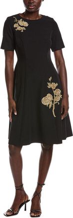 Rene Ruiz Embroidered Cocktail Dress