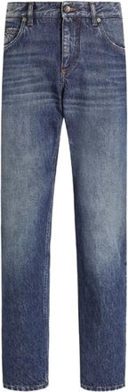Dolce & Gabbana 5-Pocket Denim Broek - Heren - Slim Fit Jeans - Blauw - XL - Denim - Jeans