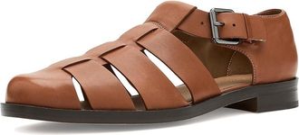 Johnston & Murphy Baldwin Fisherman Mens Shoes Cognac Sheepskin : 10.5 D (M), Leather