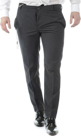 Daniele Alessandrini Caluria Pants - Heren - Nette broeken - Grijs - XS - Leer - Broeken